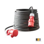 363.425 | SIROX® CEE-verlengkabel H07RN-F 5G2,5 mm², 16 A, 5-polig, 400 V, 6 h 25 m Zwart - JSK Handelsonderneming