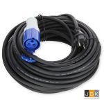 162163 Camping Verloop Adapter Kabel 5 meter, van Stekker 230V naar CEE koppeling 3-polig blauw 230V voor Caravan Boot H07RN-F 3x2,5mm² 16A