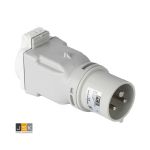 Adapter 16/3/TRAFO 12h grå-SchuKo IP20 til isoleringstransformator - 9433104 - 108667