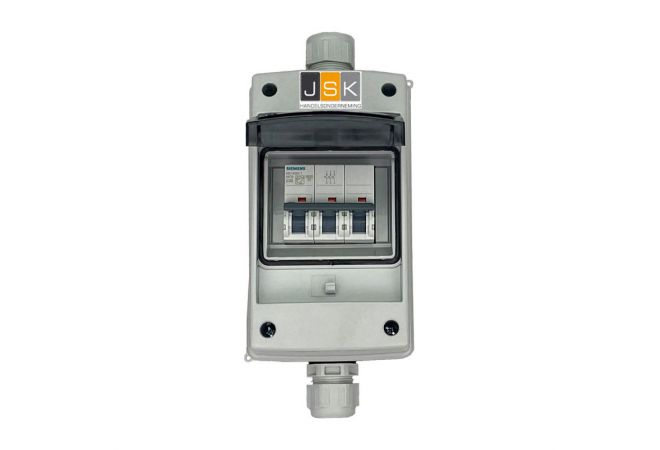 CEE 63A stekker op 32A 400V koppeling krachtstroom IP44/IP67 met stroomonderbreker 3B32A H07RN-F 5G4/5G6 adapter - 635325 - JSK Handelsonderneming