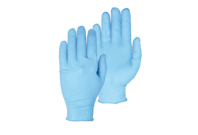 50-228 Allround Single Use Nitrile handschoen, met Foodkeur, Latex vrij & poeder vrij, Medische keur EN 455, 2.05.50.228, Overdoos van 10x Disposable