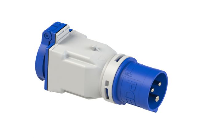 PCE 9433102 Adapter SSDdän GS16/3 campingstekker CEE