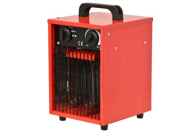 Blaze industriële kachel 3000W 30m2 | Capaciteit 1.5 - 3 kW | Aansluitspanning 230 V / 50 Hz | Luchtopbrengst 473 m³/uur - JSK Handelsonderneming