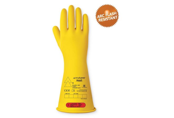 Ansell ActivArmr RIG014Y handschoen (doos 1 paar) (maten 8-11) - 18990700