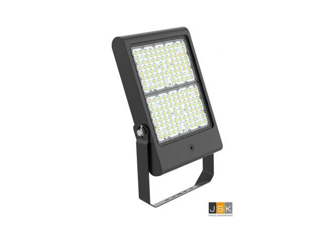 LED schijnwerper 300 Watt Cubic 3.0 150-300W bw, 857, IP65, 145lm/W 150W/200W/230W/300W, 555.653304.12 EAN: 4250716397444