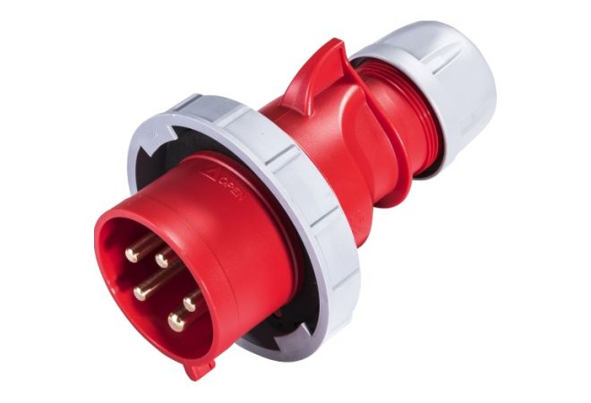 PCE 0252-6 CEEform Commando Plug 3P+N+E 400V 32A