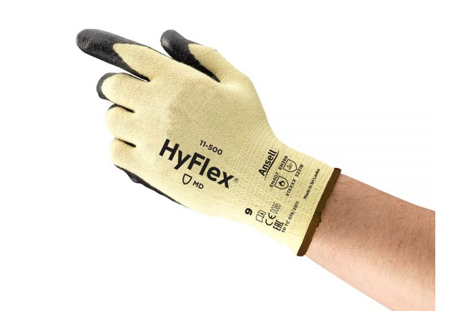 HyFlex 11-500 werkhandschoen (doos 144 paar) (maten 6-11 ) - 2.25.11.500.00