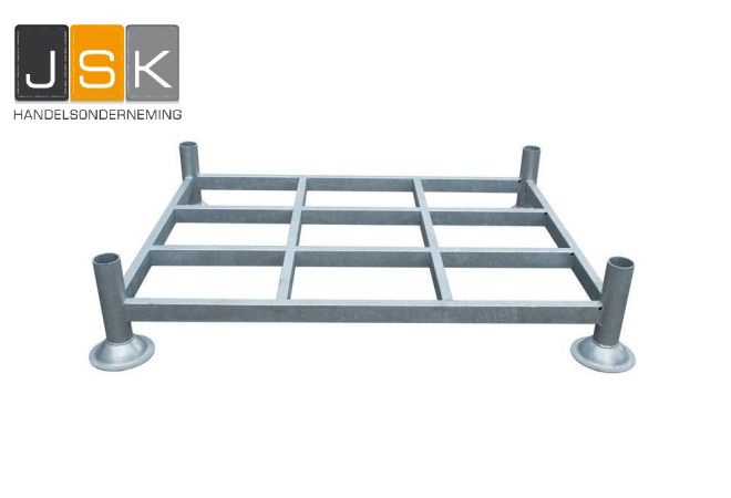 Euro Racks 1370x1000x310 mm hartafmeting | 1545x1180x310 mm buiten-afmeting | 1300x930 mm binnen-afmeting | Laadvermogen 2.000 kg