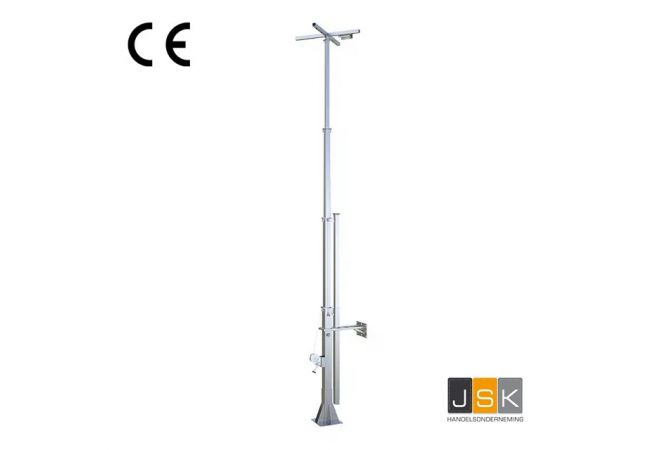 Lichtmast uitschuifbaar 5-delig 3-11 meter - Sirius1100