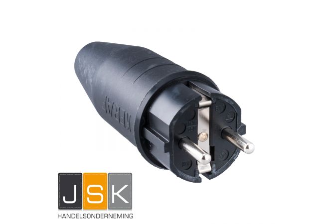 Rubber stekker - Rubber contactstop 104458 - JSK Handelsonderneming